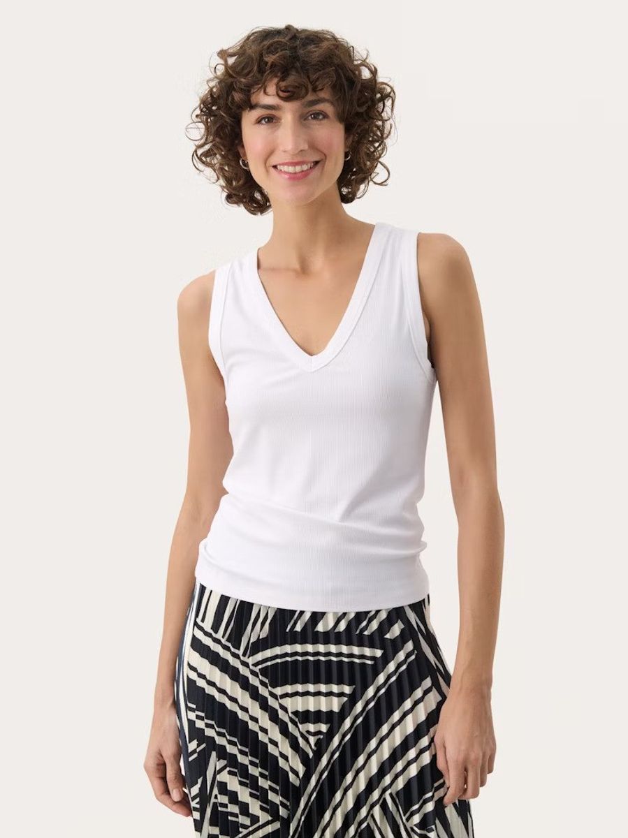 Part Two Nikkia Top Bright White