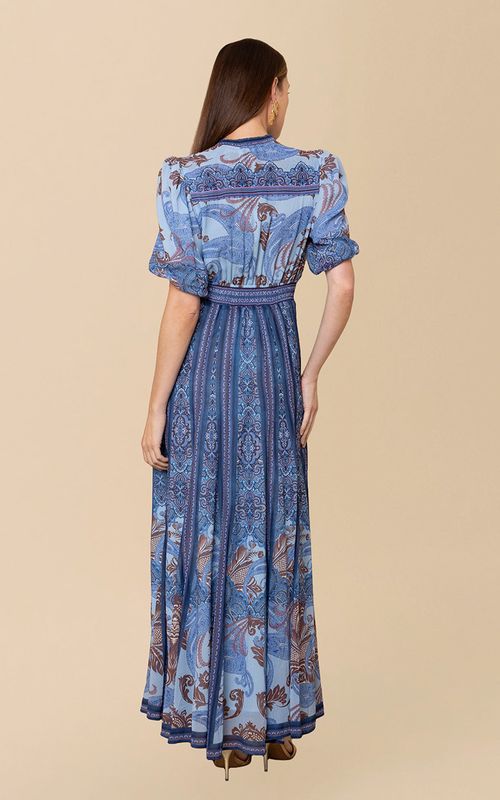 Hale Bob Liliosa Dress Blue