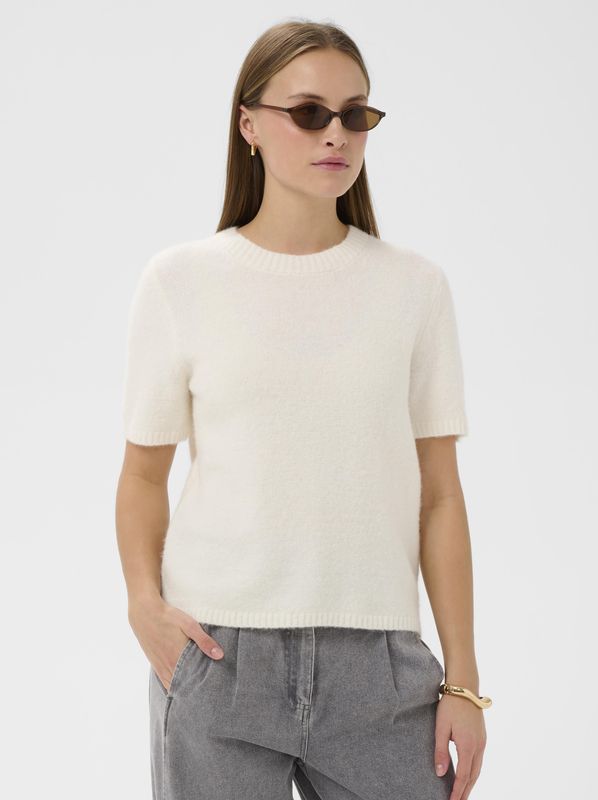 Soaked in Luxury Anina Pullover SS Broken White