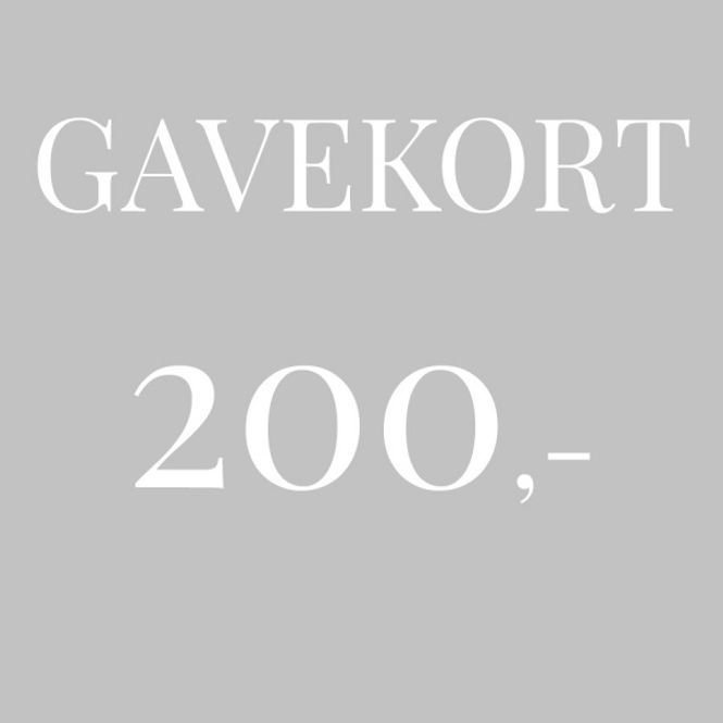 Hovedbilde Gavekort 200,-