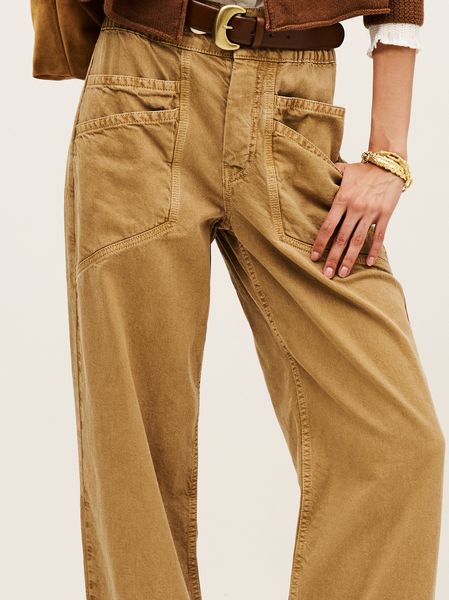 Hovedbilde ba&sh Fima Pants Camel 