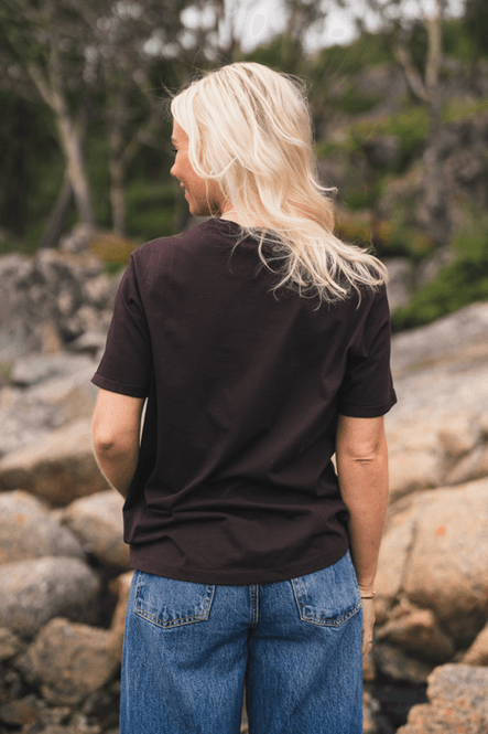 Hovedbilde Raus Linn Logo Tee B Coffee/C ...