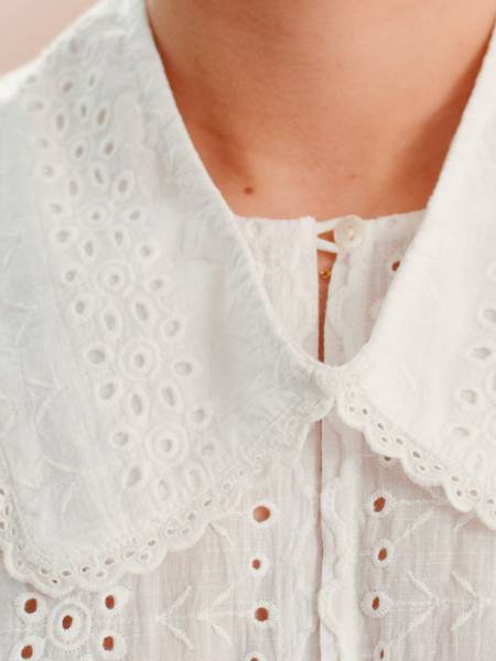 Bilde av By TiMo Cotton Slub Collar