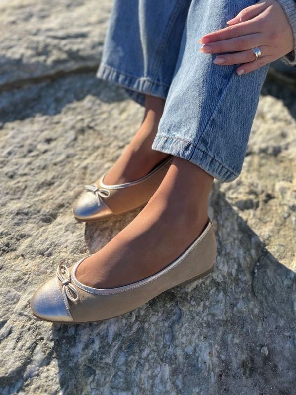 Copenhagen Shoes Good Luck Nude/Gold