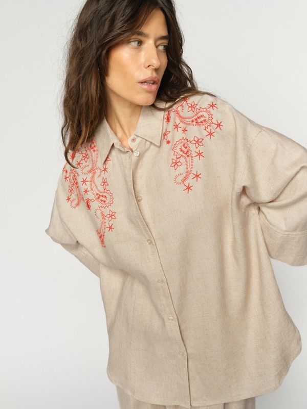 Mos Mosh Audri Coleen Shirt Clay