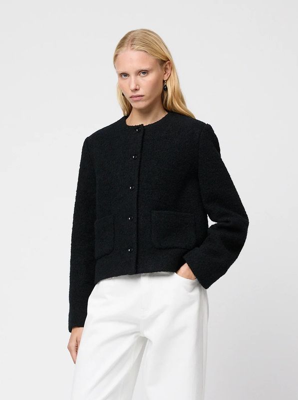 FWSS Monaco Boucle Jacket Jet Black