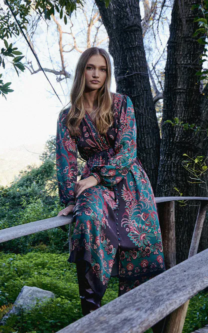 Hovedbilde Hale Bob Posie Dress Teal