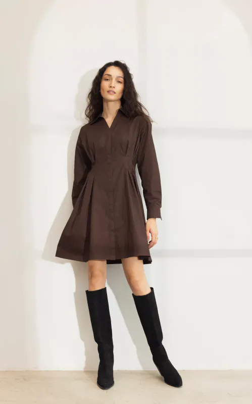 Camilla Pihl Emira Dress Brown
