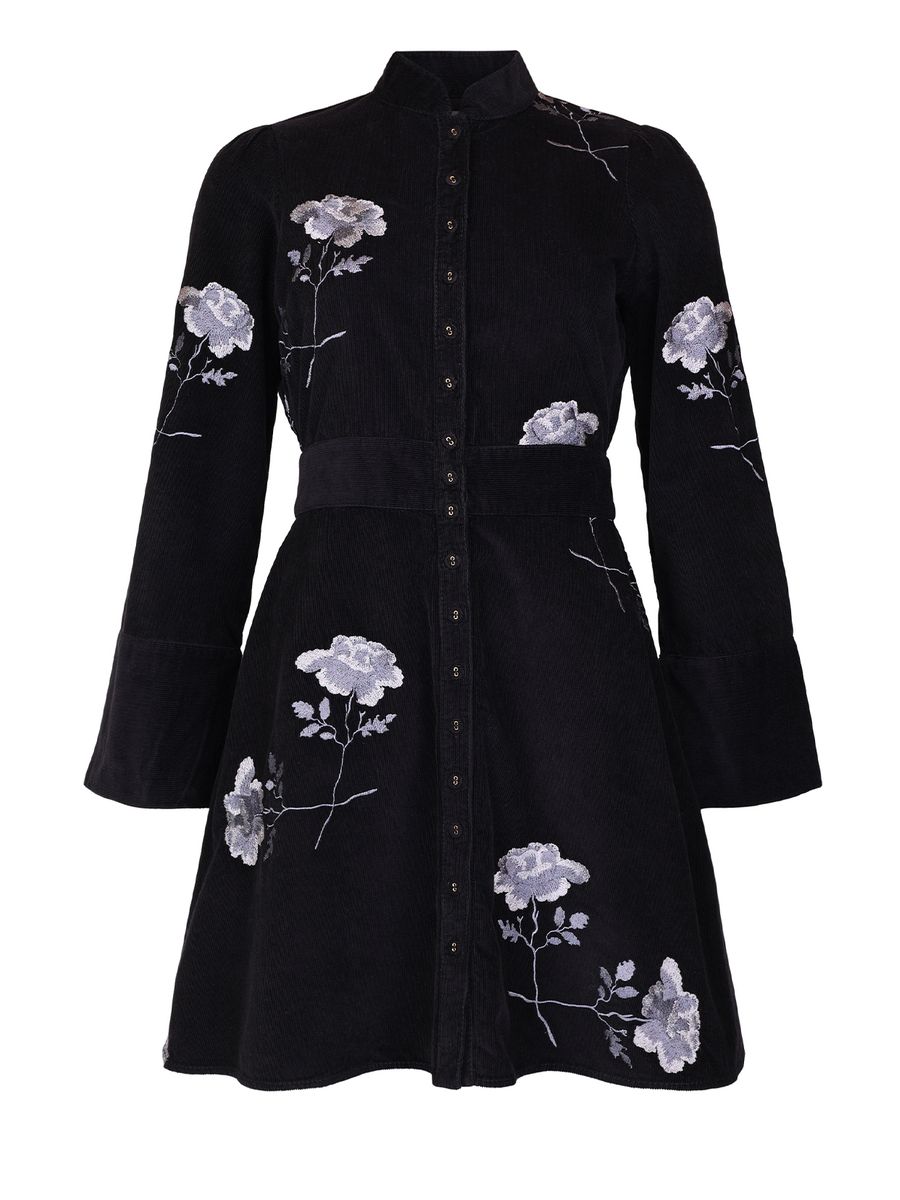 By TiMo Cord Mini Dress Black