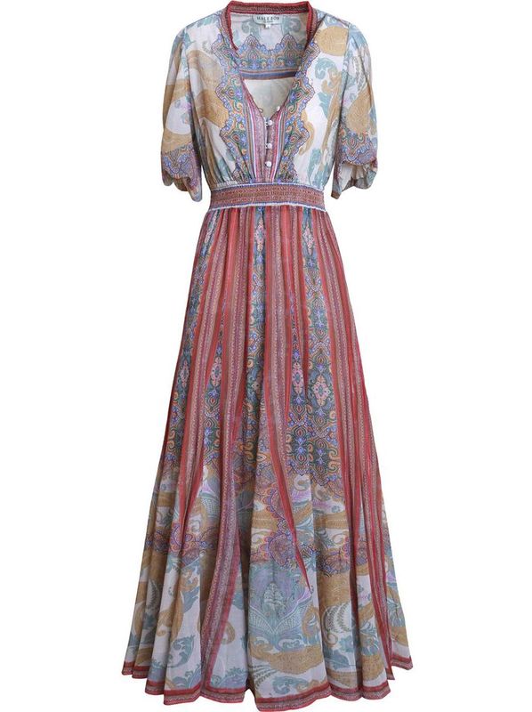Hale Bob Liliosa Dress Brown