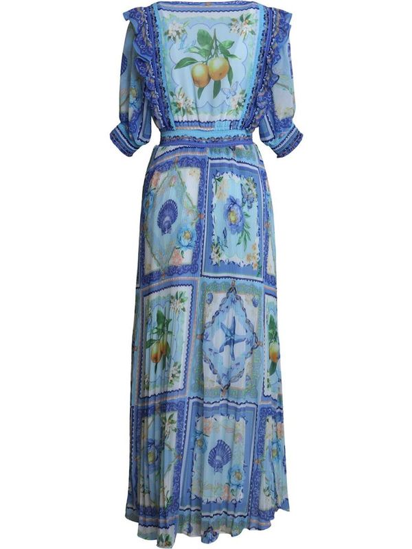 Hale Bob Lovisa Long Dress Blue
