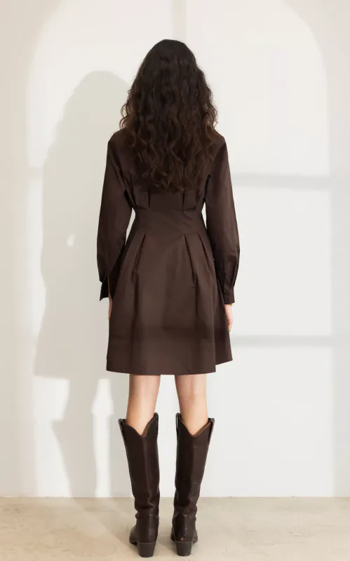 Camilla Pihl Emira Dress Brown