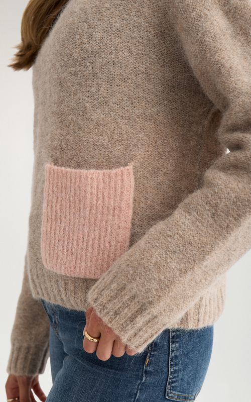 Nümph Salia Pullover Sesame Melange