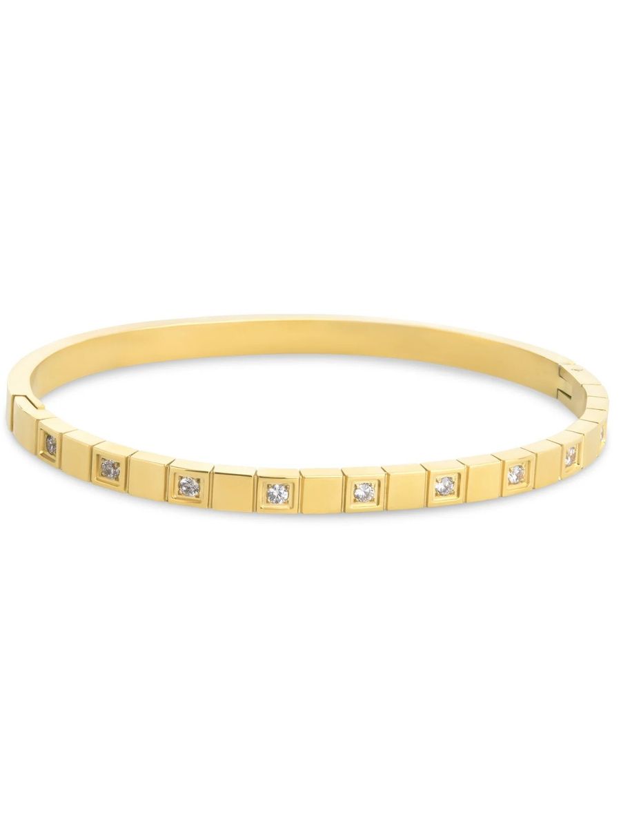 Timi Meg Crystal Bangle Stainless Steel