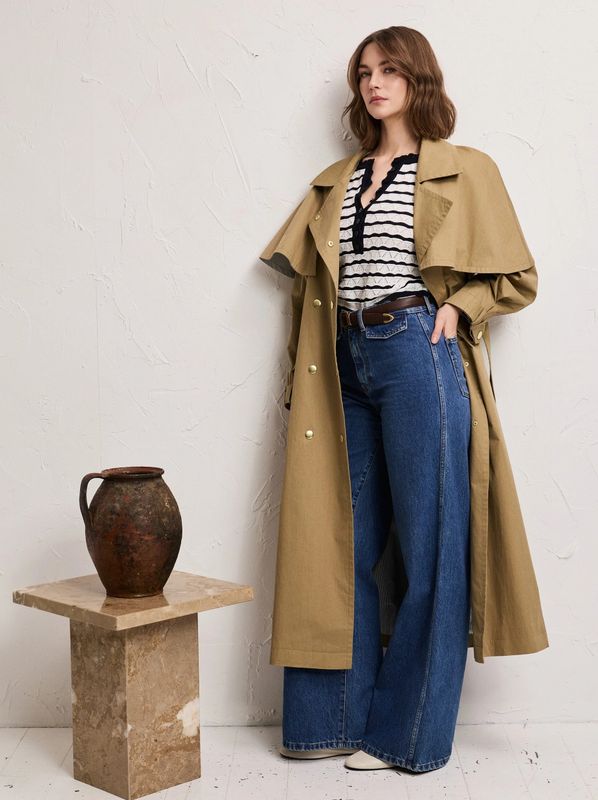 Pia Tjelta Monti Cotton Trench Beige