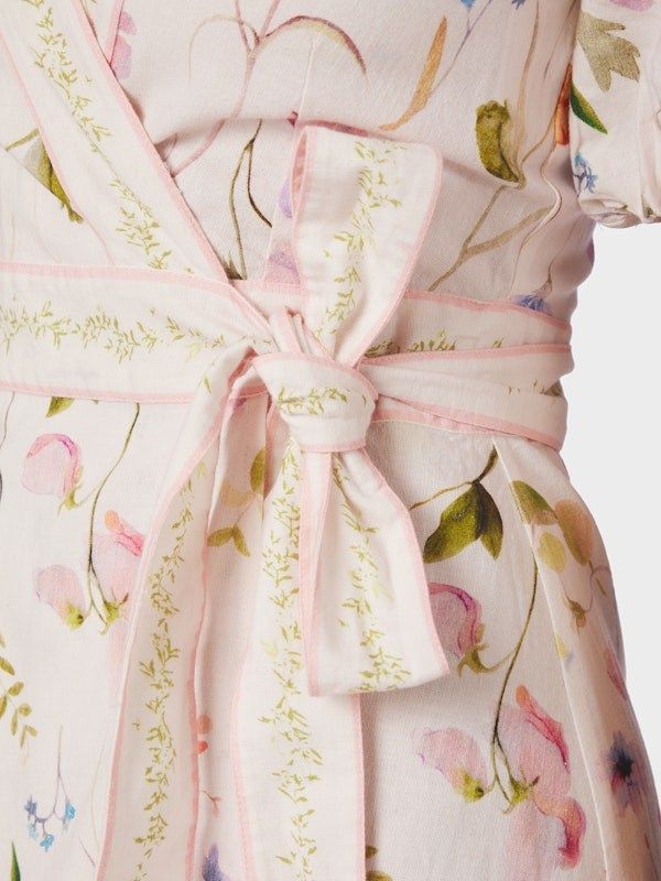 Neo Noir Clarine Flowe Dress Off White