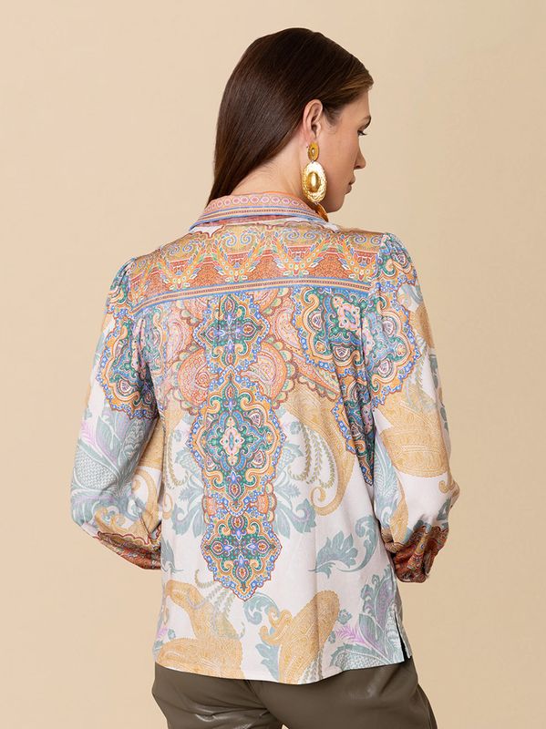 Hale Bob February Blouse Brown