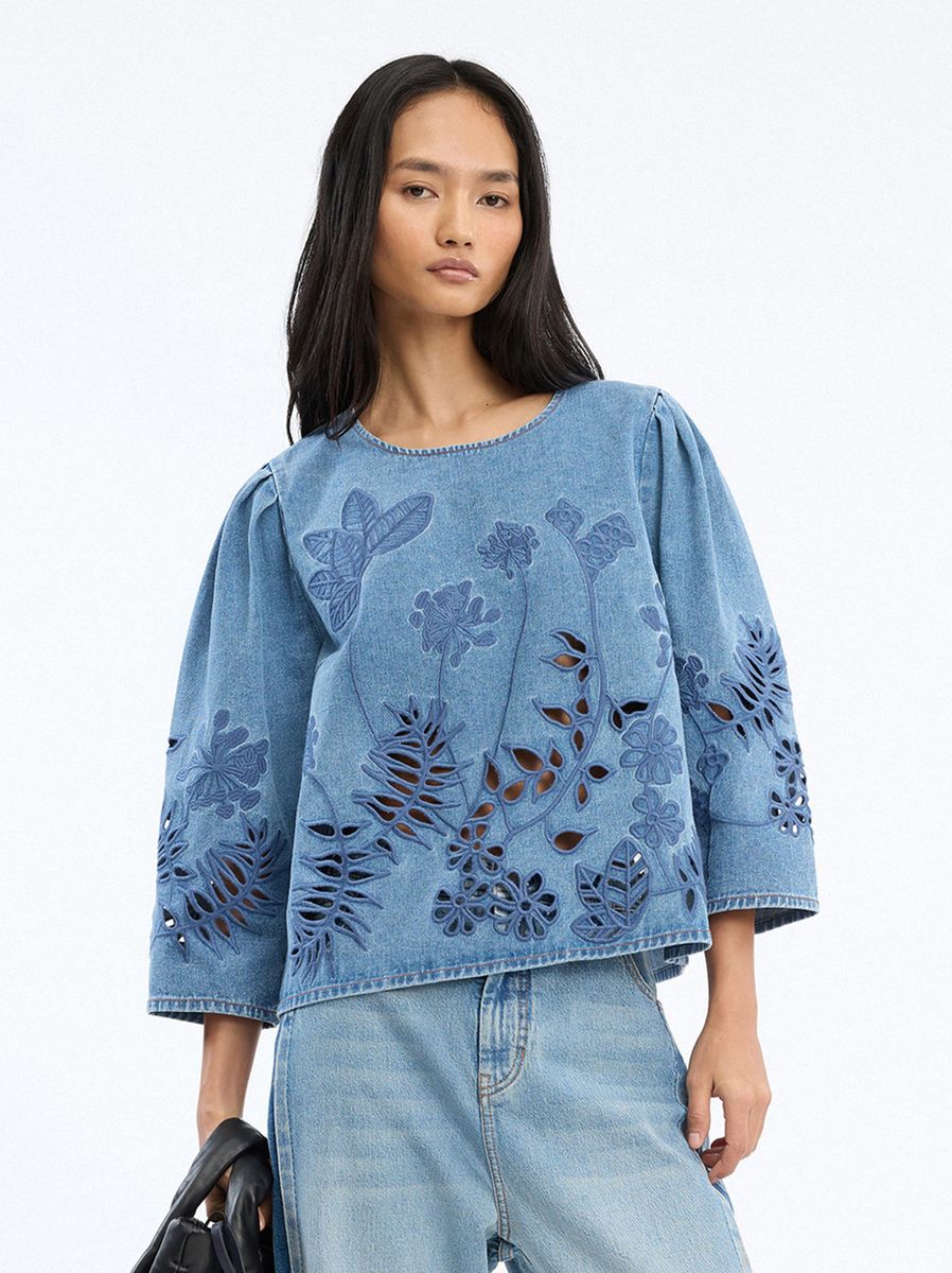 Munthe Bramble Top Blue