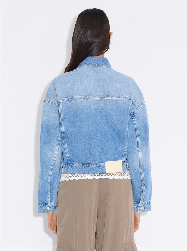 Holzweiler Cropped Denim Jacket Lt. Blue