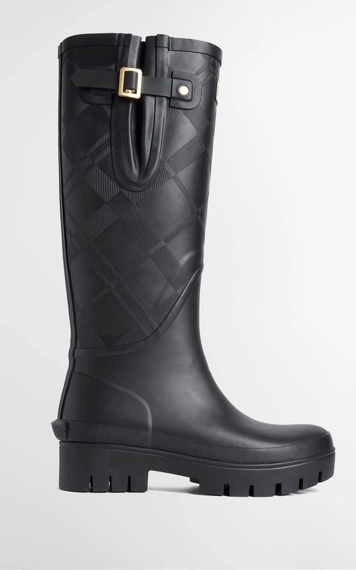 Barbour Leighton Tall Tartan Wellingtons