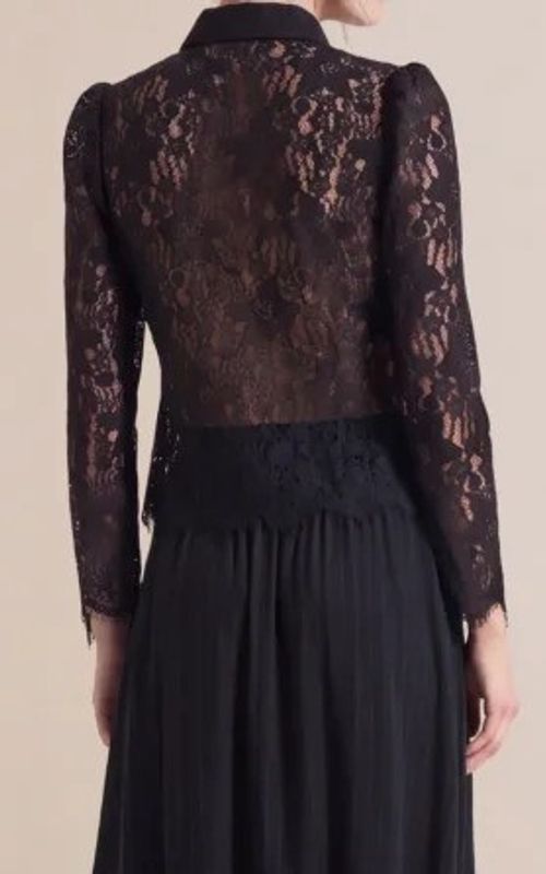 By TiMo Lace Shirt Black