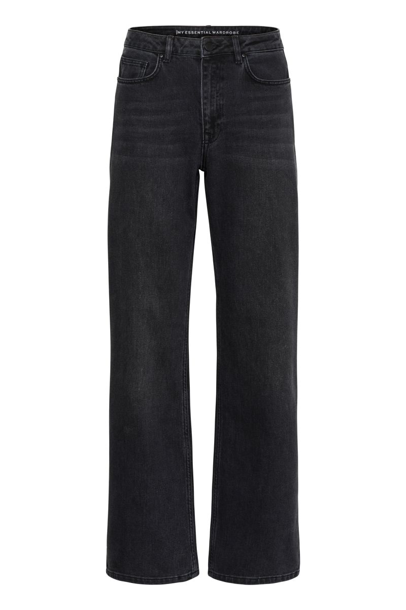 My Essential Wardrobe 35 The Louis 139 High Wide Black Retro Wash