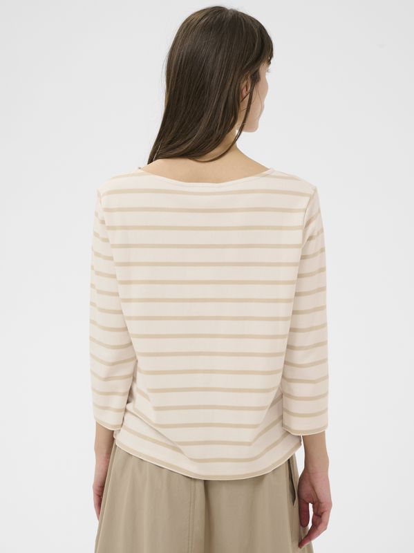 Part Two Nela Top French Oak Stripe