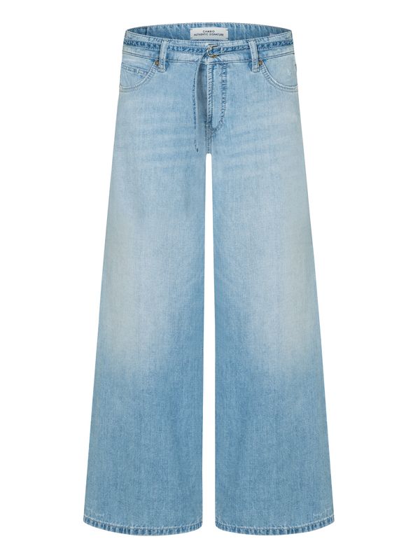 Cambio Palazzo Cropped Blue Mirage