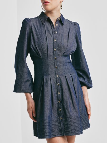 Hovedbilde By TiMo Denim Fitted Dress ...