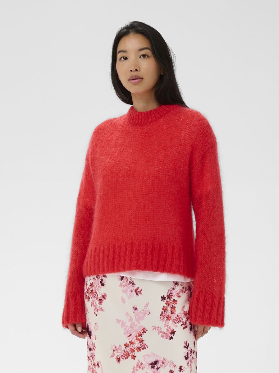 Part Two Sille Pullover Poppy Red