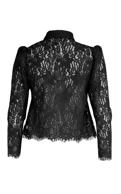 By TiMo Lace Shirt Black