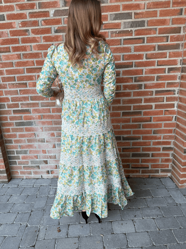 By TiMo Cotton Slub Maxi Dress Anemone Fields