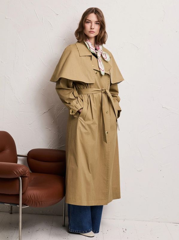 Pia Tjelta Monti Cotton Trench Beige