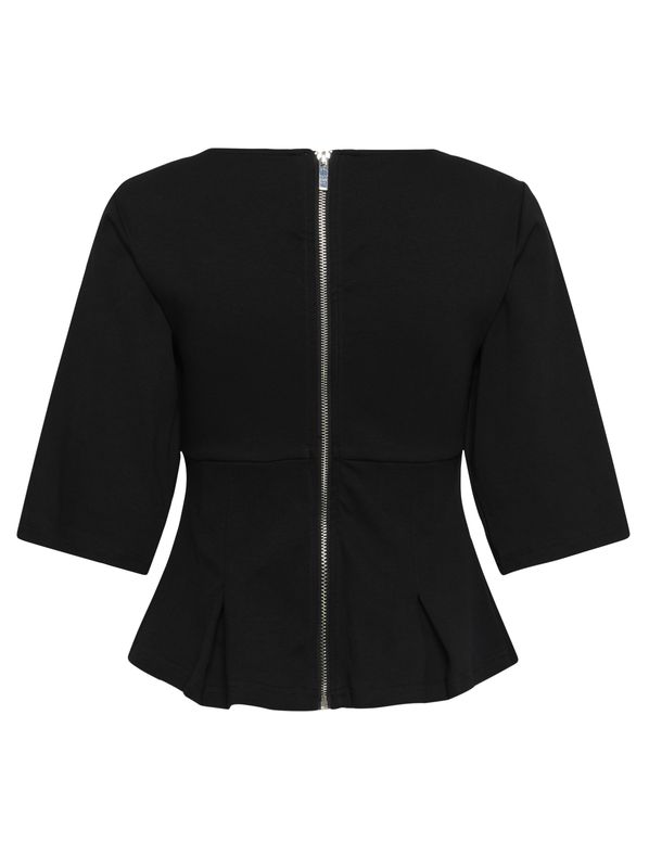 My Essential Wardrobe Apir Pleat Tee Black