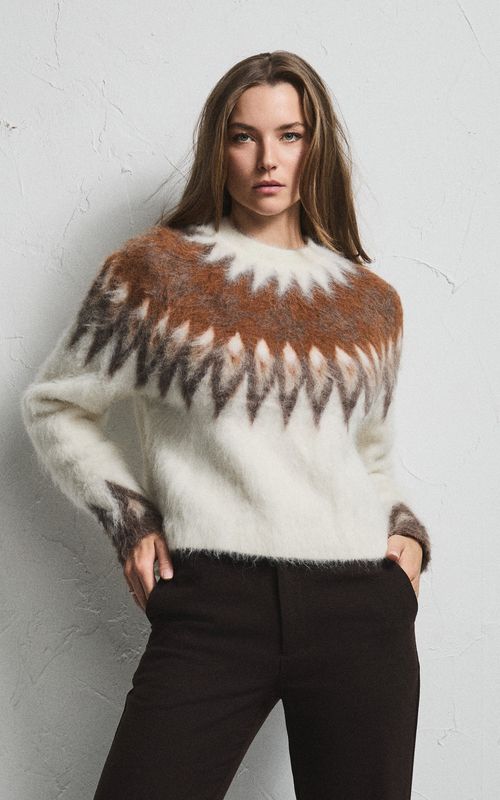 Pia Tjelta Era Sweater Brown/Beige/Cream