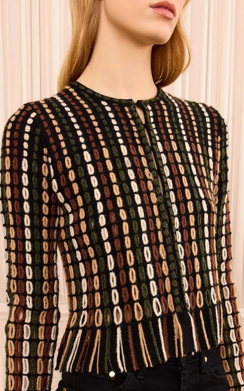 Ulla Johnson Zora Knit Cardigan Noctis