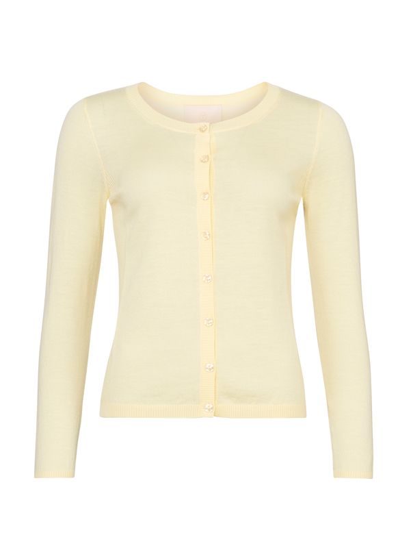 By TiMo Merino Knit Jacket Yellow
