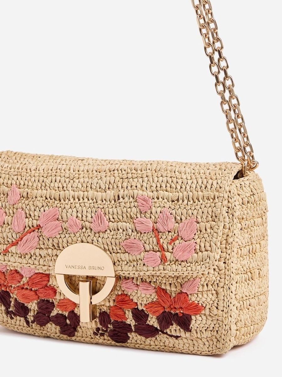 Vanessa Bruno Moon Moyen Bag Multicolor/Rose