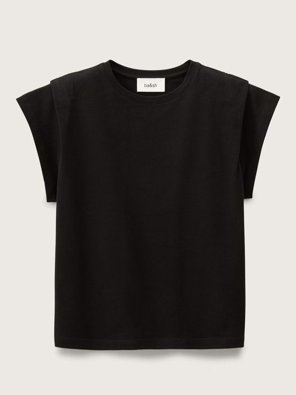 ba&sh Pio T-Shirt Black