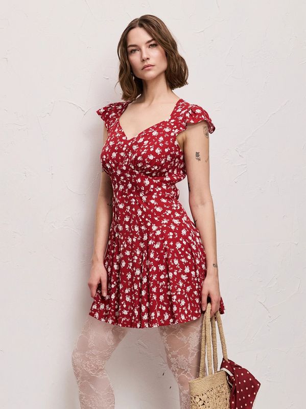 Pia Tjelta Cherry Dress Annency Red