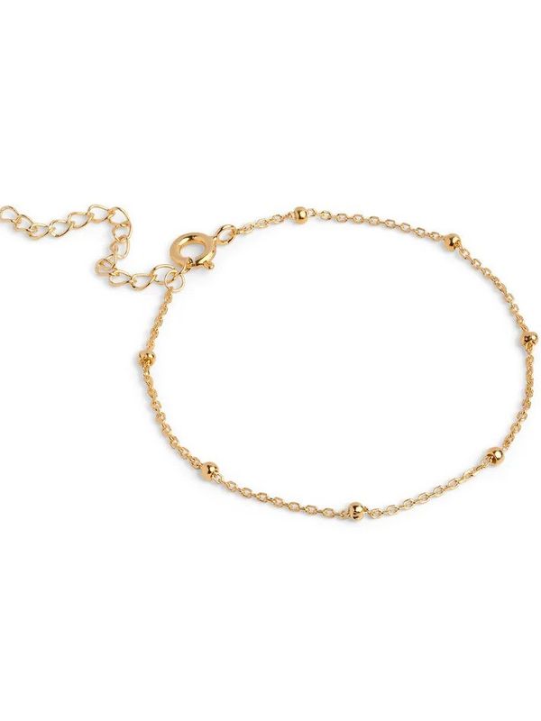 Enamel Copenhagen Bracelet Beaded Chain Gold