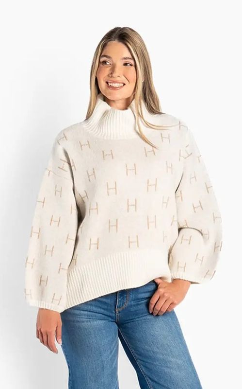 HÉST Fam Sweater Short White