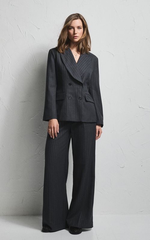 Pia Tjelta Billie Pinstripe Grey