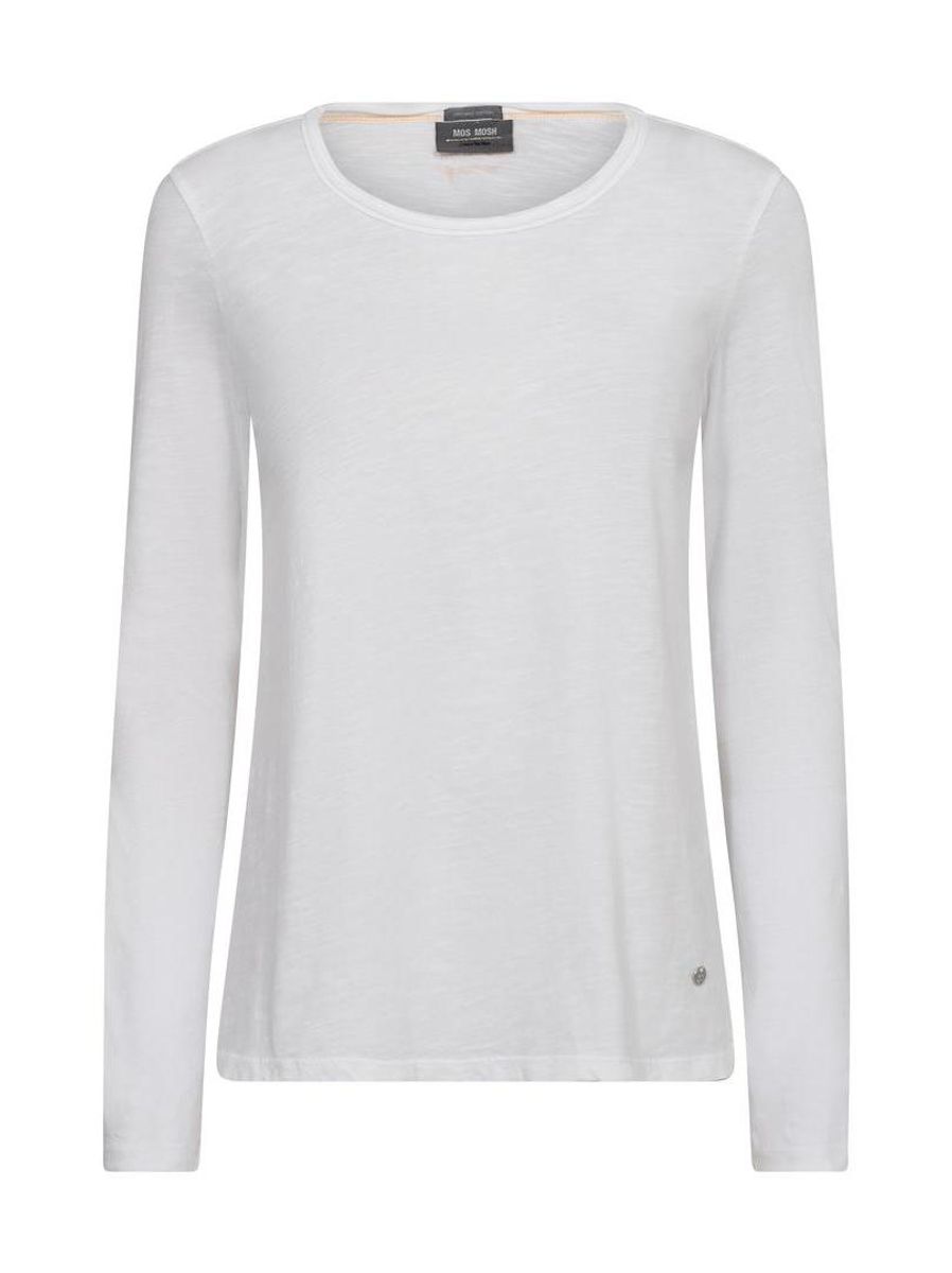 Mos Mosh Tulli O-LS Basic Tee White