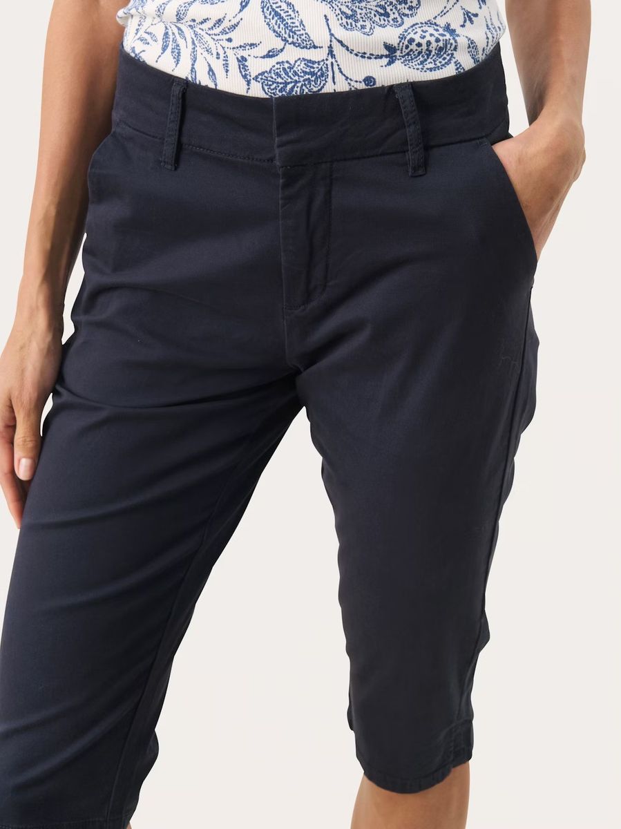 Part Two Renata Capri Pants Dark Navy