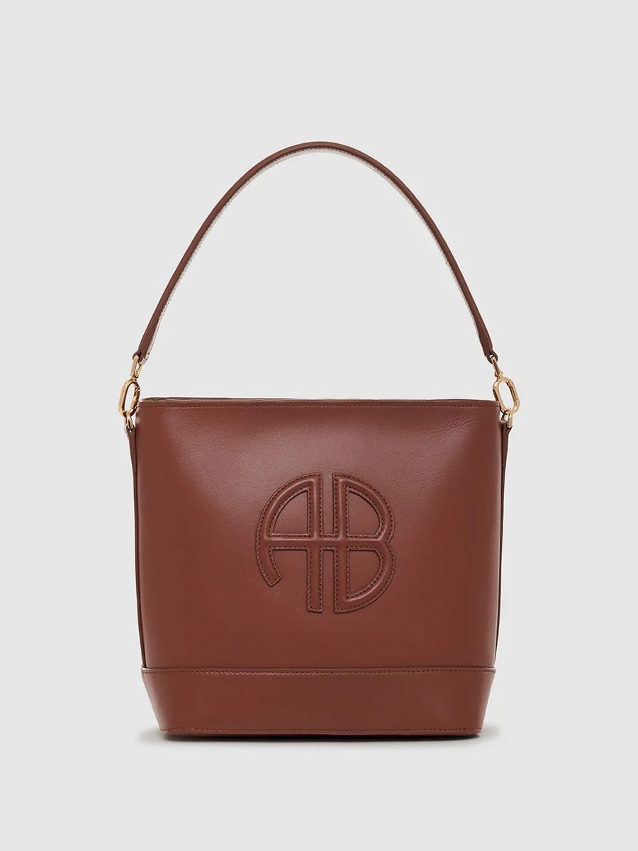Anine Bing Lili Bucket Bag Cognac