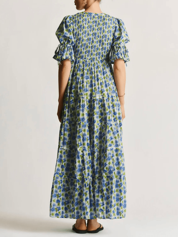 By Timo Twisted Maxi Dress Peonies