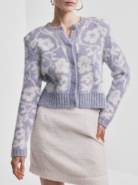 Hovedbilde By TiMo Jacquard Knit Jacket ...