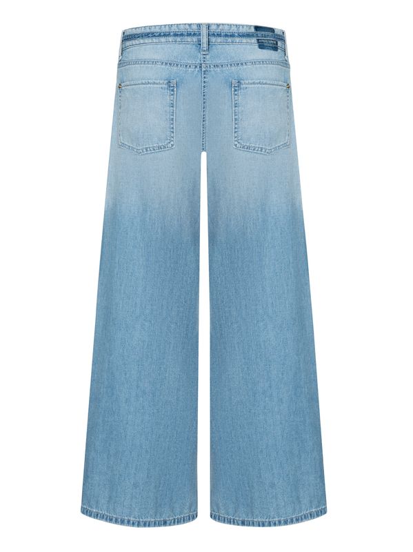 Cambio Palazzo Cropped Blue Mirage
