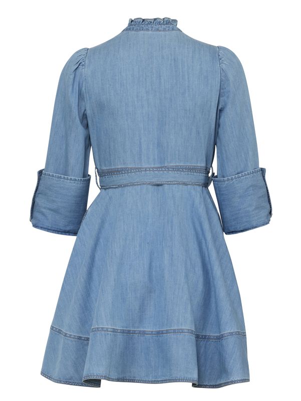 By Timo Denim Mini Dress Light Blue